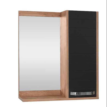 Slika Ogledalo HYDRA - DELTA hrast/antracit 61 cm 10-210
